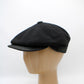 The "First Class Black" Newsboy Cap by Hologramme Paris