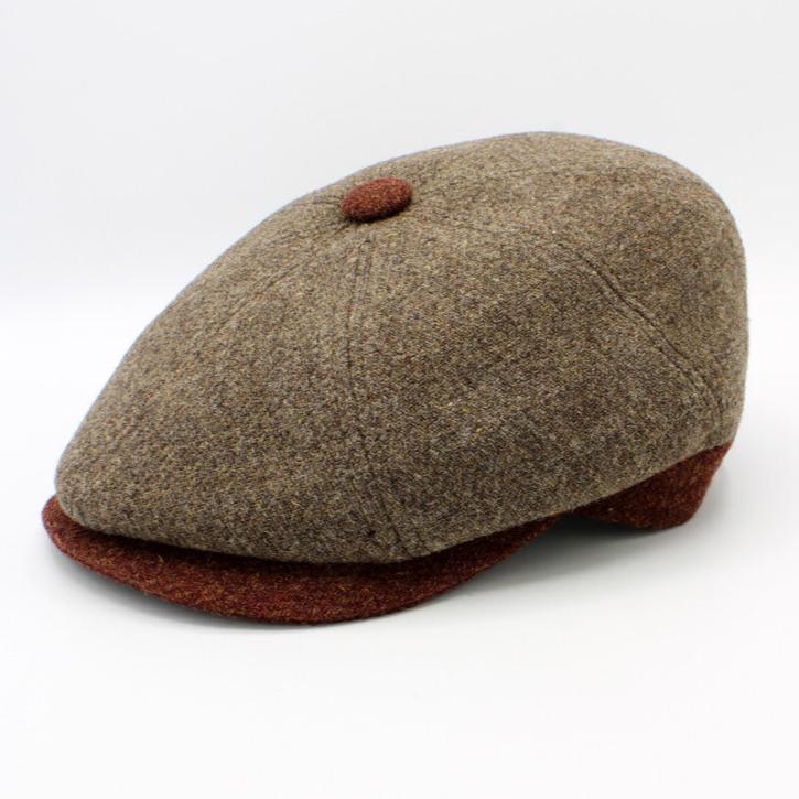 The "First Class Beige" Newsboy Cap by Hologramme Paris