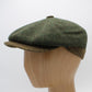 The "First Class Green" Newsboy Cap by Hologramme Paris