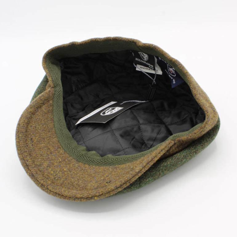 The "First Class Green" Newsboy Cap by Hologramme Paris