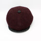 The "First Class Burgundy" Newsboy Cap by Hologramme Paris