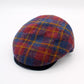 The "Harbour Tartan" - Wool Flat Cap by Hologramme Paris