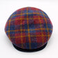 The "Harbour Tartan" - Wool Flat Cap by Hologramme Paris