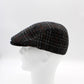 The "Stonewood Plaid" - Lana Wool Flat Cap by Hologramme Paris