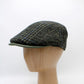 The "Emerald Plaid" - Lana Wool Flat Cap by Hologramme Paris