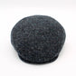 The "Navy Blue Flecks" Tweed Flat Cap by Hologramme Paris - HOLIDAY SPECIAL