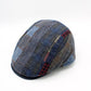 "The Blues" Funky Patchwork Flat Cap by Hologramme Paris