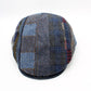 "The Blues" Funky Patchwork Flat Cap by Hologramme Paris