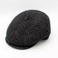 The Midnight Tweed Newsboy Cap by Hologramme Paris