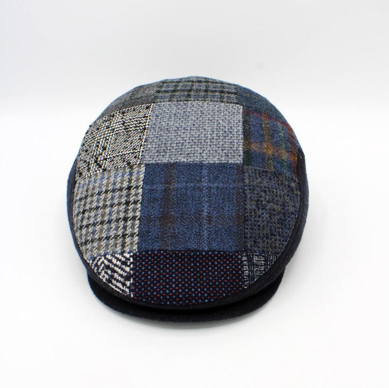 The "Blue Moon" - Italian Patchwork Cap by Hologramme Paris