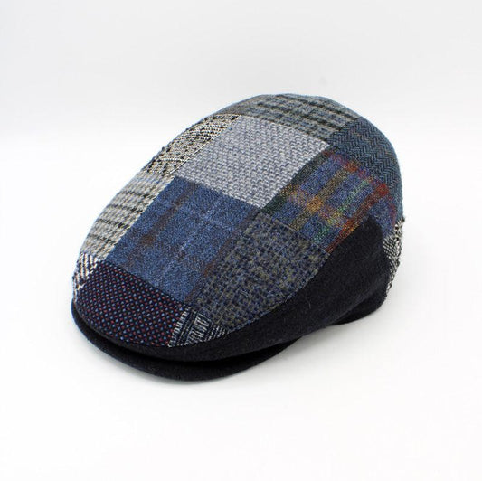 The "Blue Moon" - Italian Patchwork Cap by Hologramme Paris