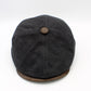 The "RainRunner" - Black Newsboy Cap by Hologramme Paris