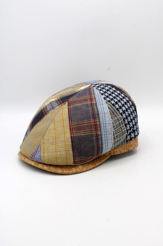 The Cork All Around Patchwork Cap by Hologramme Paris