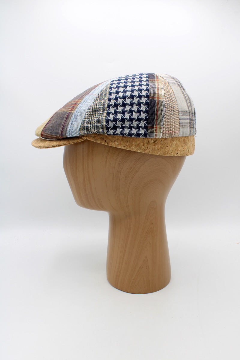 The Cork All Around Patchwork Cap by Hologramme Paris