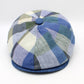 The "Casual Blue Shelby" Italian Linen Cap by Hologramme Paris