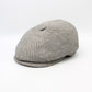 The "Beige Clouds Shelby" Italian Newsboy Cap by Hologramme Paris