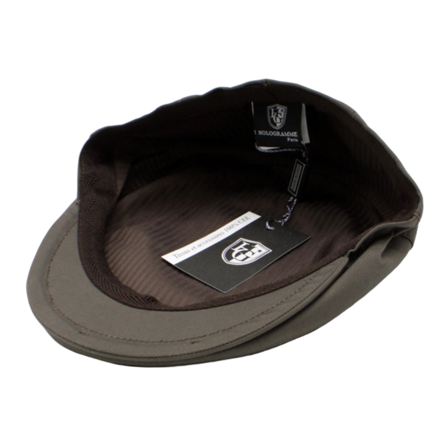 The "Chocolate Brown" Summer Flat Cap by Hologramme Paris