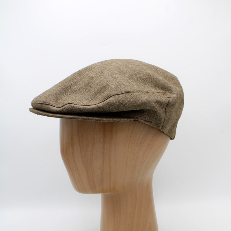 CAP OF THE WEEK: The "Colors" - Taupe Brown Italian Flat Cap by Hologramme Paris