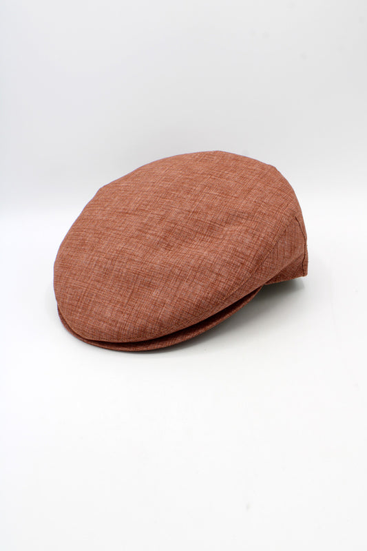 The Rusty Red Summer Flat Cap by Hologramme Paris