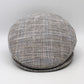 The  Abstract Plaid Flat Cap by Hologramme Paris