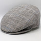 The  Abstract Plaid Flat Cap by Hologramme Paris