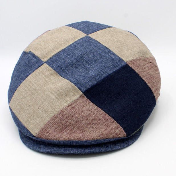 "The Ralph" Italian Patchwork Cap by Hologramme Paris