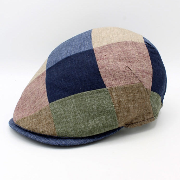 "The Ralph" Italian Patchwork Cap by Hologramme Paris