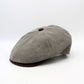 The "RainRunner" - Gray Newsboy Cap by Hologramme Paris