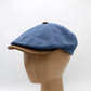 The "RainRunner" - Blue Newsboy Cap by Hologramme Paris