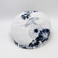 The "Blue Tattoo” Summer Italian Linen Cap by Hologramme Paris