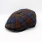 The "Dark Tartan" Newsboy Cap by Hologramme Paris