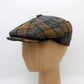 The "Weathered Tartan" Newsboy Cap by Hologramme Paris