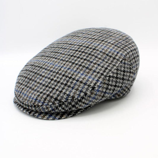 The Multicolor  Houndstooth Wool Cap by Hologramme Paris