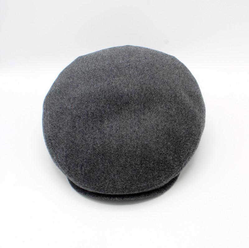 The "Cash" - Gray Cashmere and Wool Flat Cap by Hologramme Paris - HOLIDAY SPECIAL