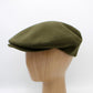 The "Cash" - Deep Green Cashmere and Wool Flat Cap by Hologramme Paris