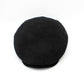 The "Cash" - Black Cashmere and Wool Flat Cap by Hologramme Paris