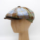 The "MacLeod Tartan" - Harris Tweed Newsboy Cap by Hologramme Paris