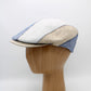 The "Summer Slant" - Blue and Gray Italian Linen Cap by Hologramme Paris