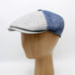 The Blue Pinwheel Italian Linen Summer Cap by Hologramme Paris