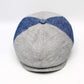 The Blue Pinwheel Italian Linen Summer Cap by Hologramme Paris