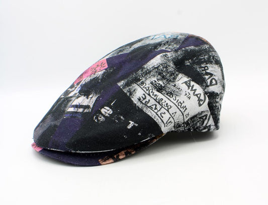 The Showtime! - Night Linen Flat Cap by Hologramme Paris