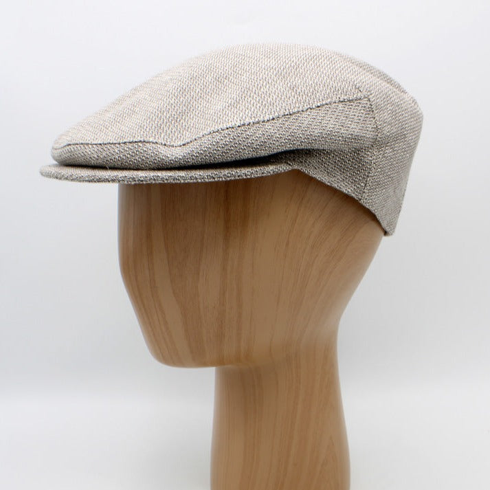 The Italian Linen Summer Flat Cap by Hologramme Paris (2 Colors)