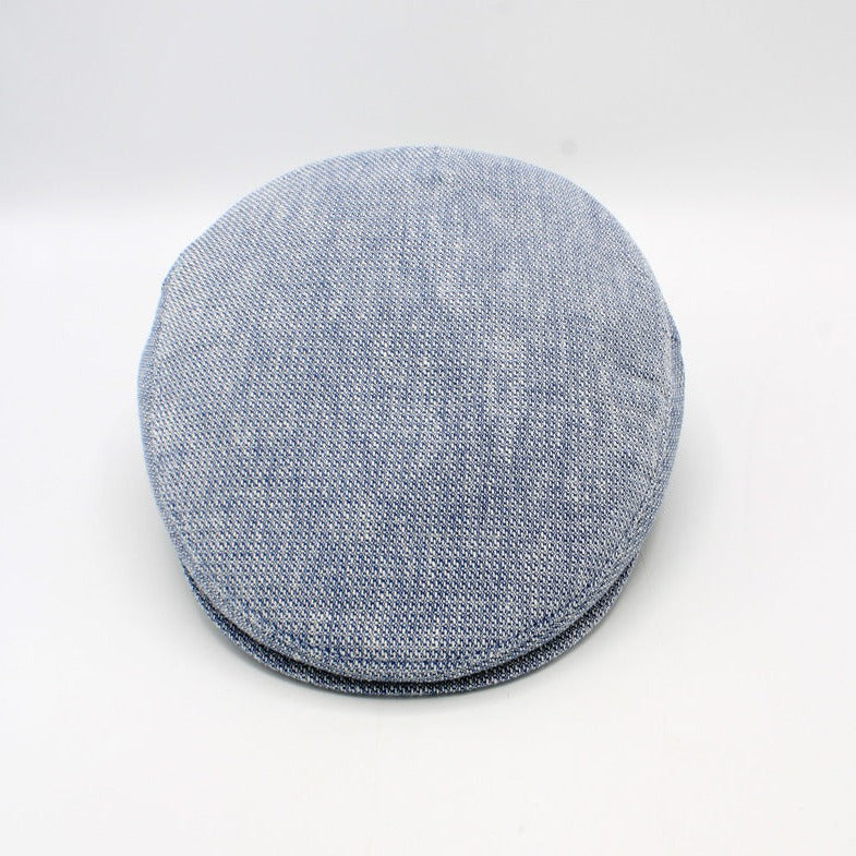 The Italian Linen Summer Flat Cap by Hologramme Paris (2 Colors)