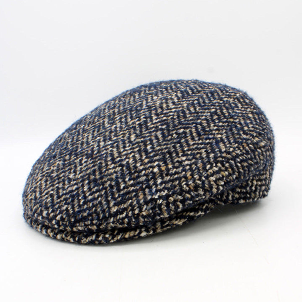 Textured flat cap on a white background