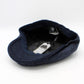 The "Garrison" - Navy Blue Herringbone Newsboy Cap by Hologramme Paris