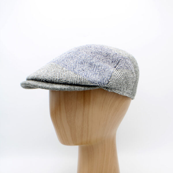 The "Blizzard" - Lana Wool Flat Cap by Hologramme Paris