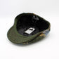 The "Funky Greens" Patchwork Flat Cap by Hologramme Paris