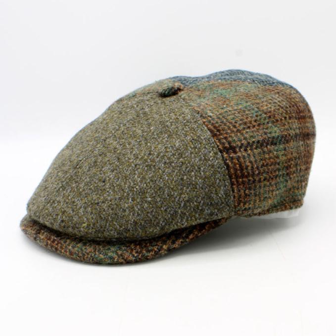 The TweedFest Patchwork  - Newsboy Cap by Hologramme Paris