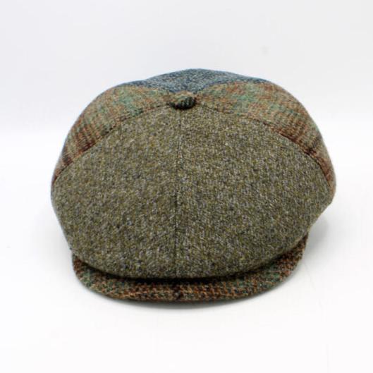 The TweedFest Patchwork  - Newsboy Cap by Hologramme Paris