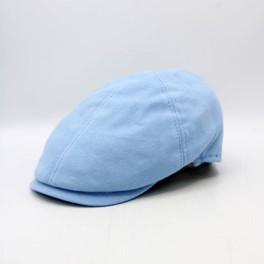 The "Contour" Light Blue Flat Cap by Hologramme Paris